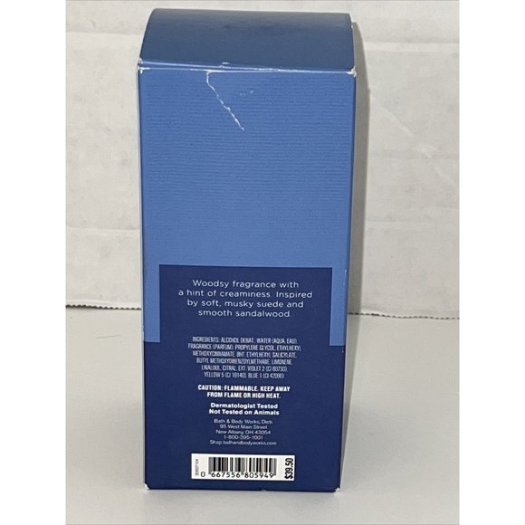 Bath & Body Works - Suede And Sandlewood 3.4 oz Cologne - Fast Shipping in US!! - Picture 5 of 13